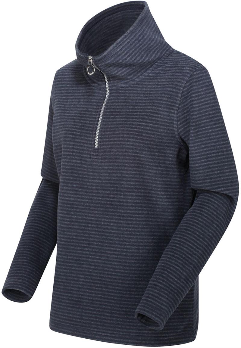 Regatta Womens Solenne Half Zip Stripe Fleece-2