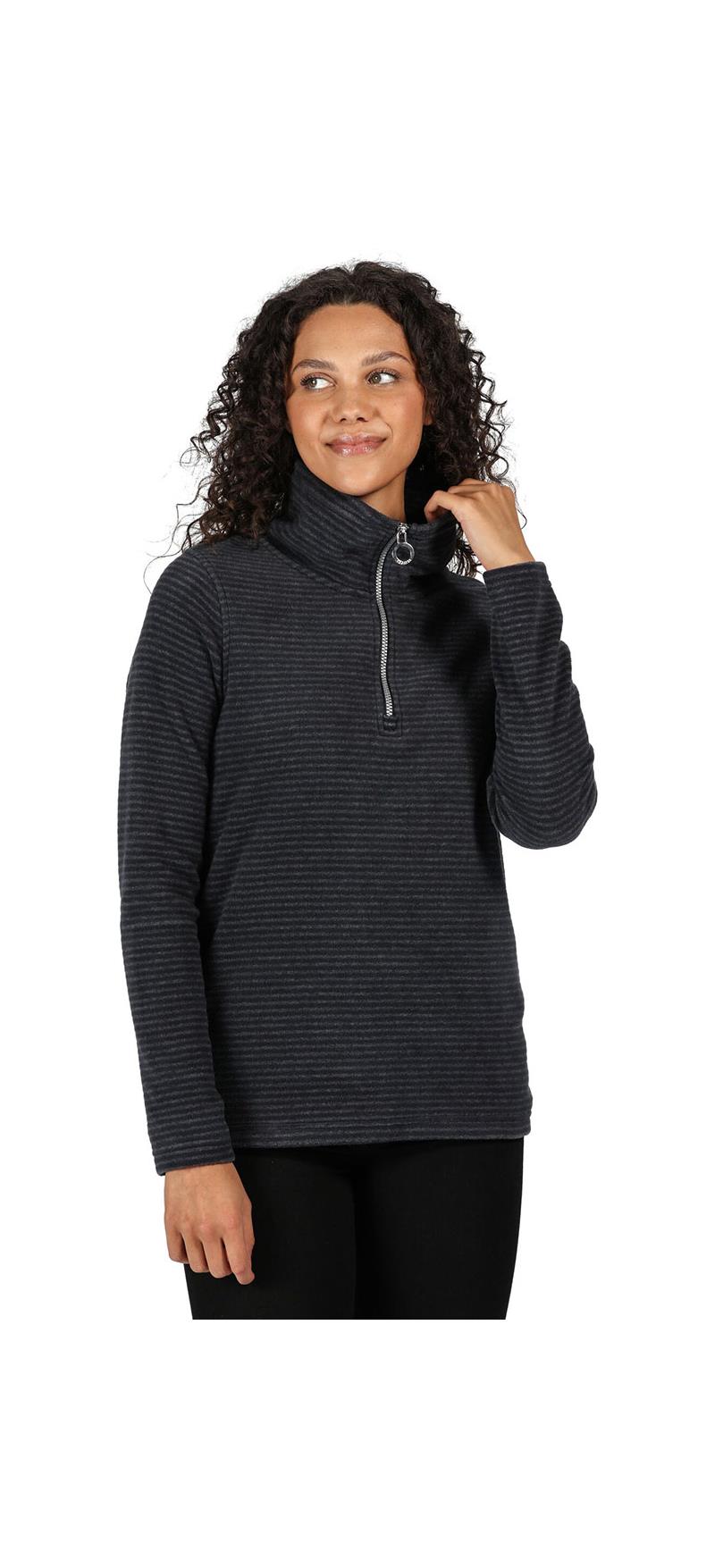 Regatta Womens Solenne Half Zip Stripe Fleece-5