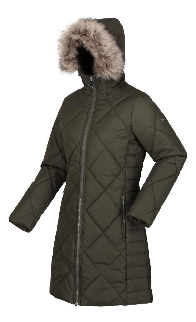 Regatta Womens Fritha II Insulated Long Jacket-2