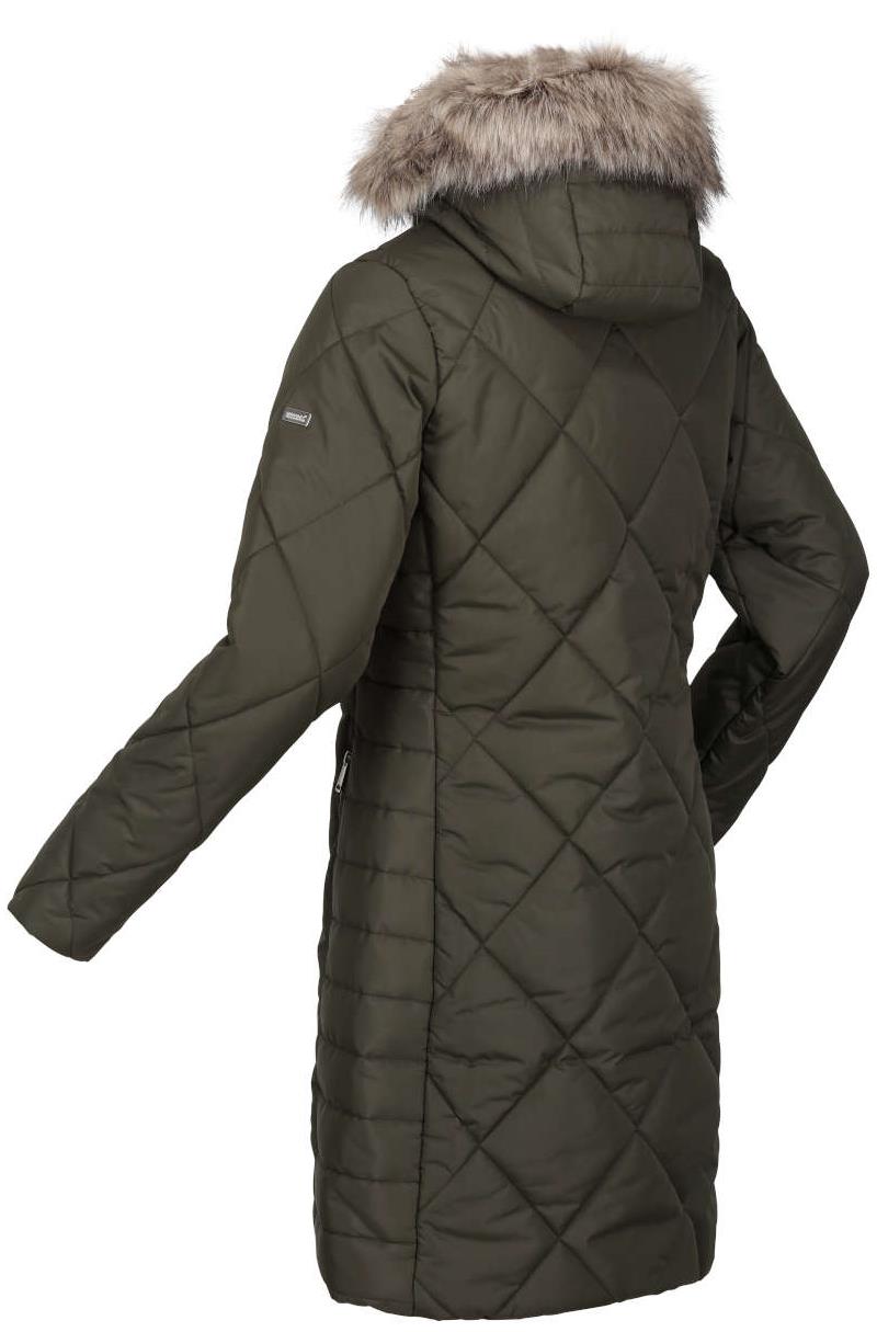 Regatta Womens Fritha II Insulated Long Jacket-3