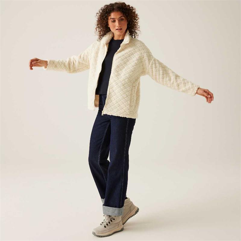 Regatta Womens Apphia Full Zip Fluffy Fleece-4