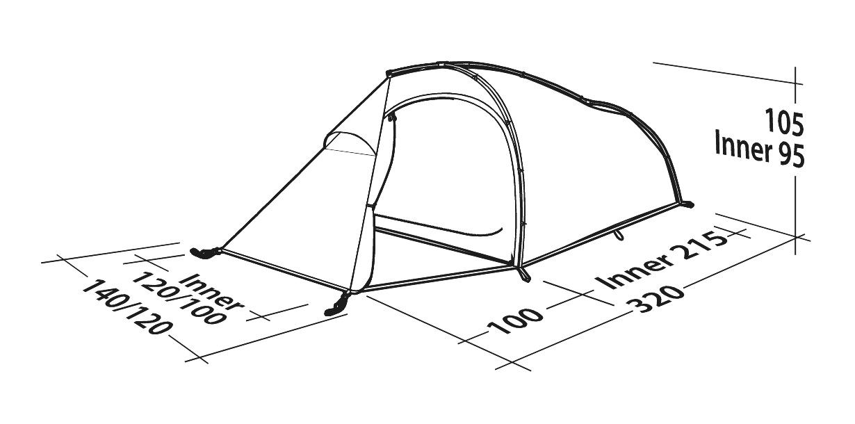 Robens Buck Creek 2 2-Person Tent OutdoorGB