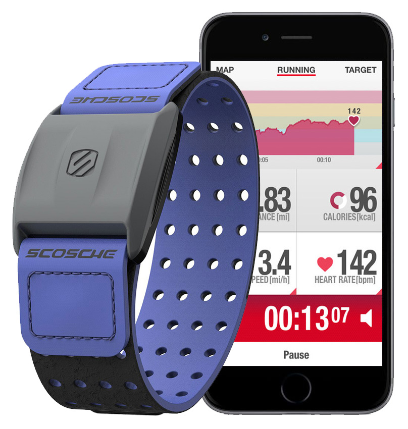 Scosche Rhythm+ Plus Heart Rate Monitor Armband for Smartphones and ...