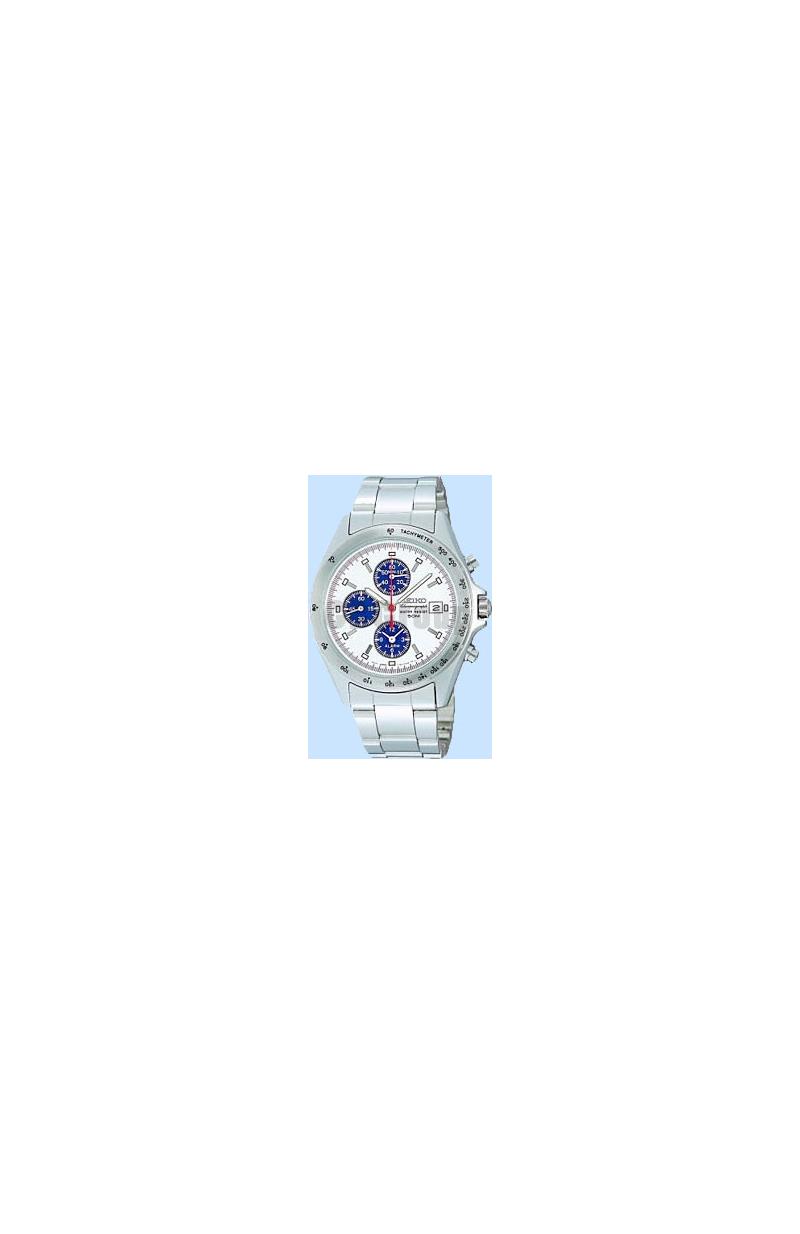 Seiko White Face Chronograph   Watch SNA265-1