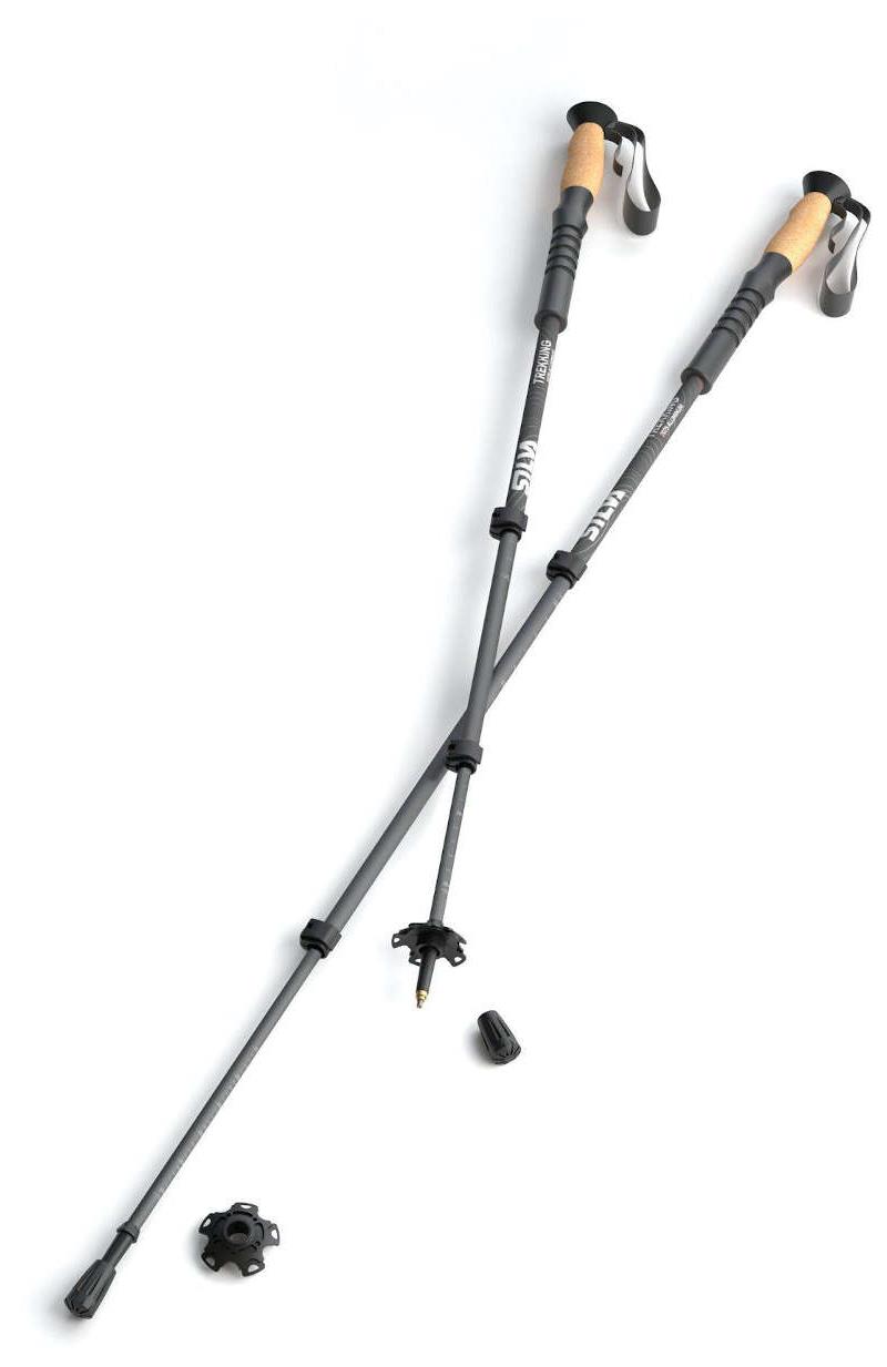 Silva Trekking Poles - Aluminum Cork-1