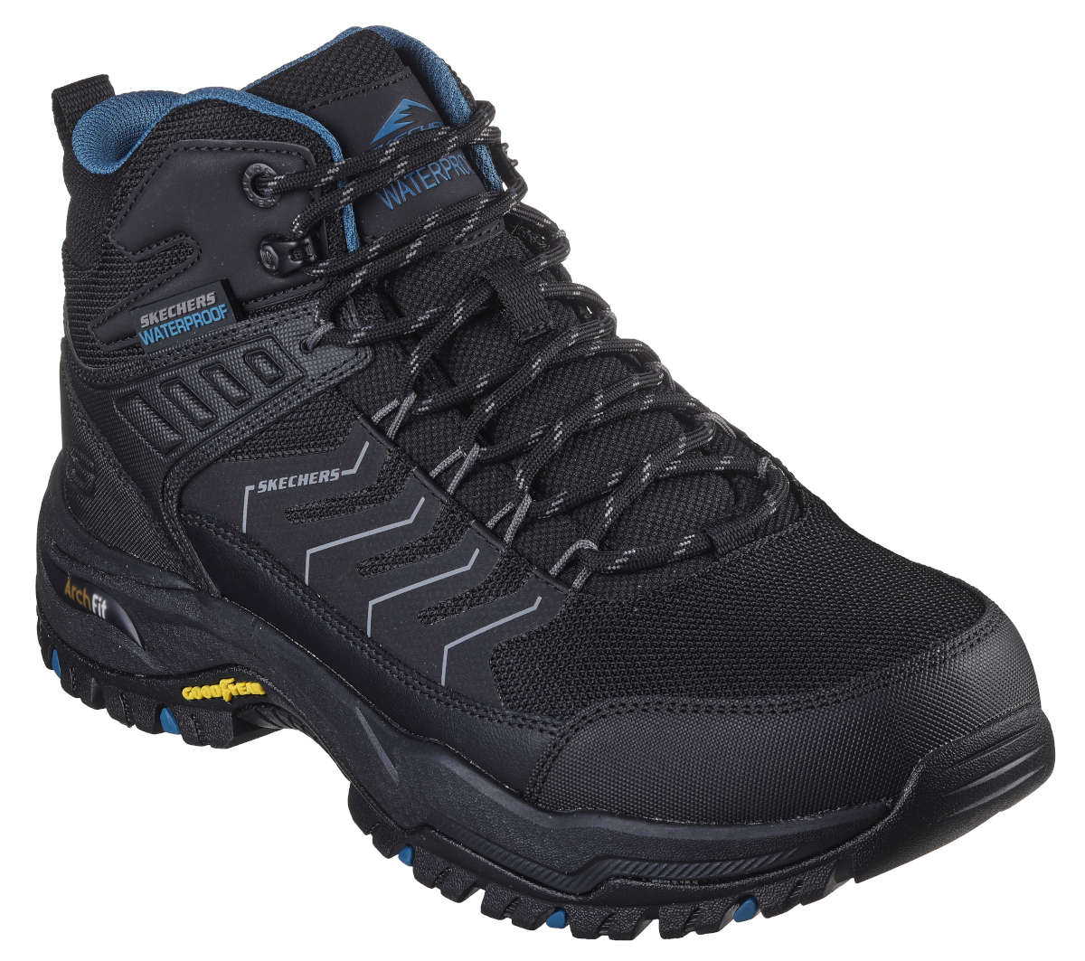 Skechers Mens Arch Fit Dawson Raveno Waterproof Boots OutdoorGB