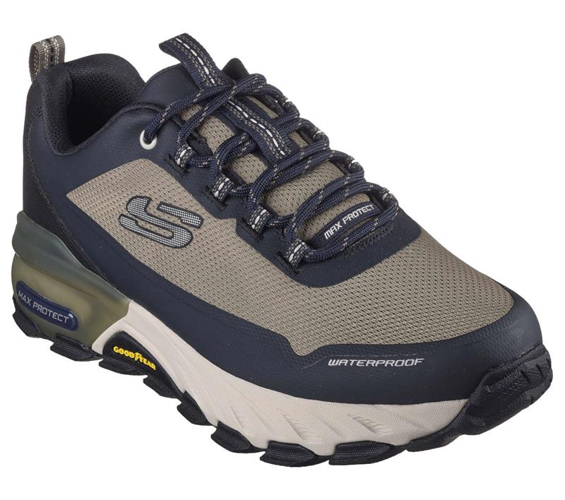 Skechers Mens Max Protect Fast Track Waterproof Shoes-1