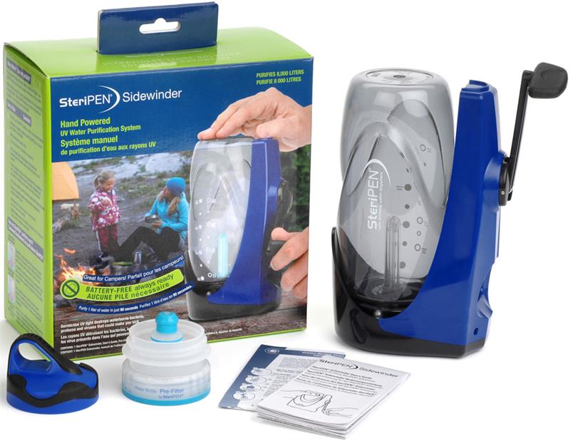 SteriPEN Sidewinder Crank Powered UV Water Filter-3