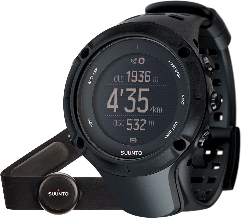 Suunto Ambit3 Peak GPS HR Multisport Heart Rate Watch Black OutdoorGB