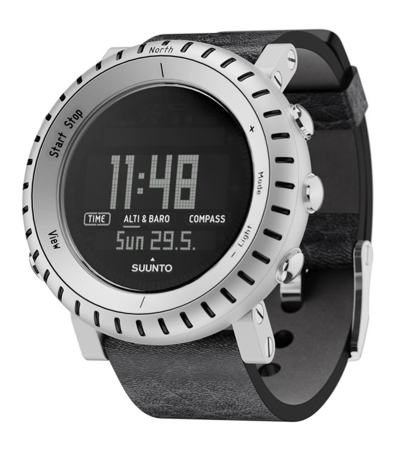 Suunto Core Aluminium Black Leather Watch-1