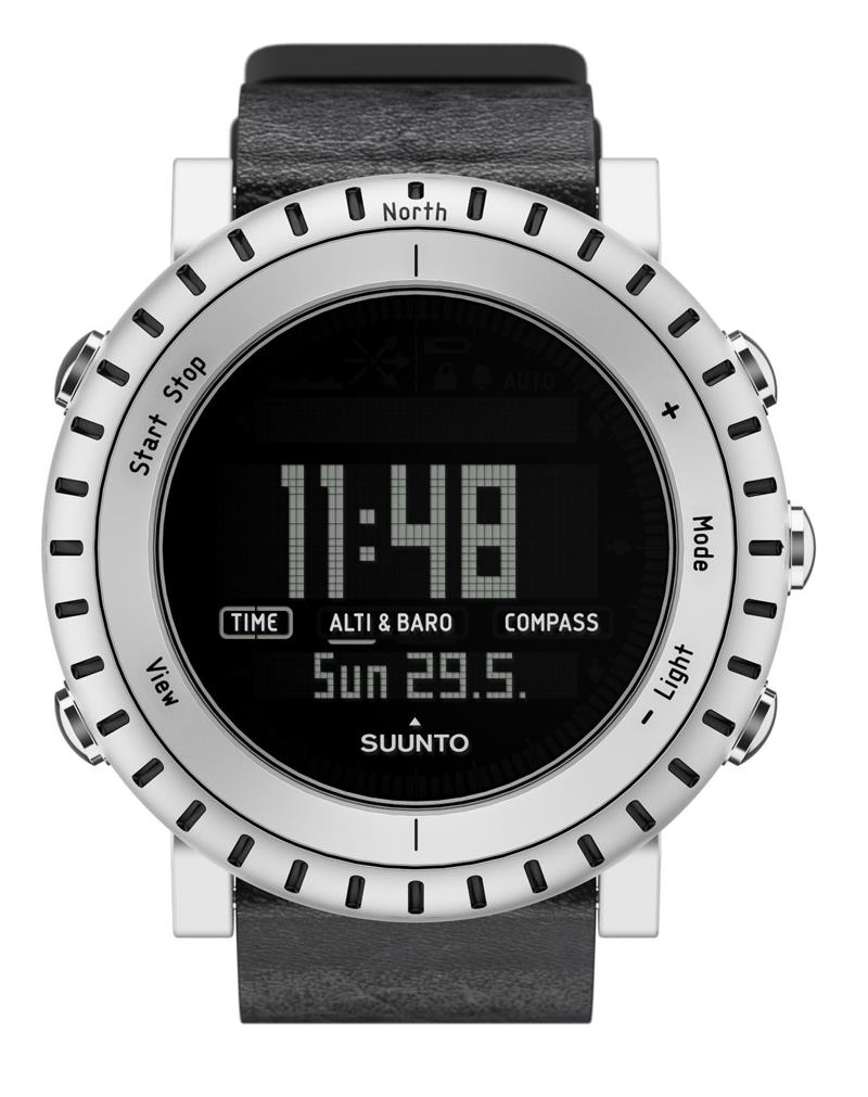 Suunto Core Aluminium Black Leather Watch-3