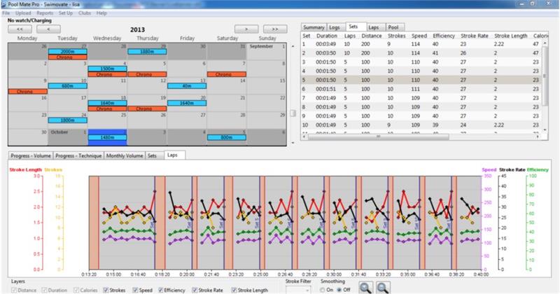 Swimovate Poolmate Live Swim Training Watch-3