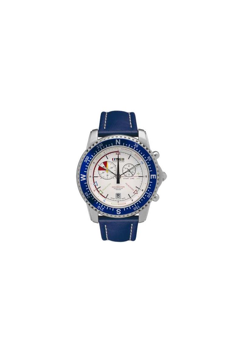 TNG Sailmaster White Dial Sailing Watch-3