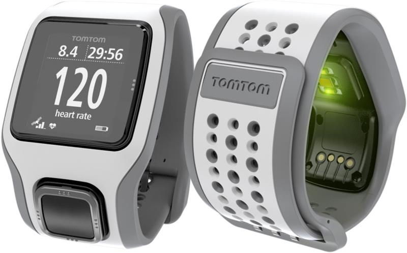 TomTom Runner Cardio GPS HRM Bluetooth Sports Watch – White/Grey-1