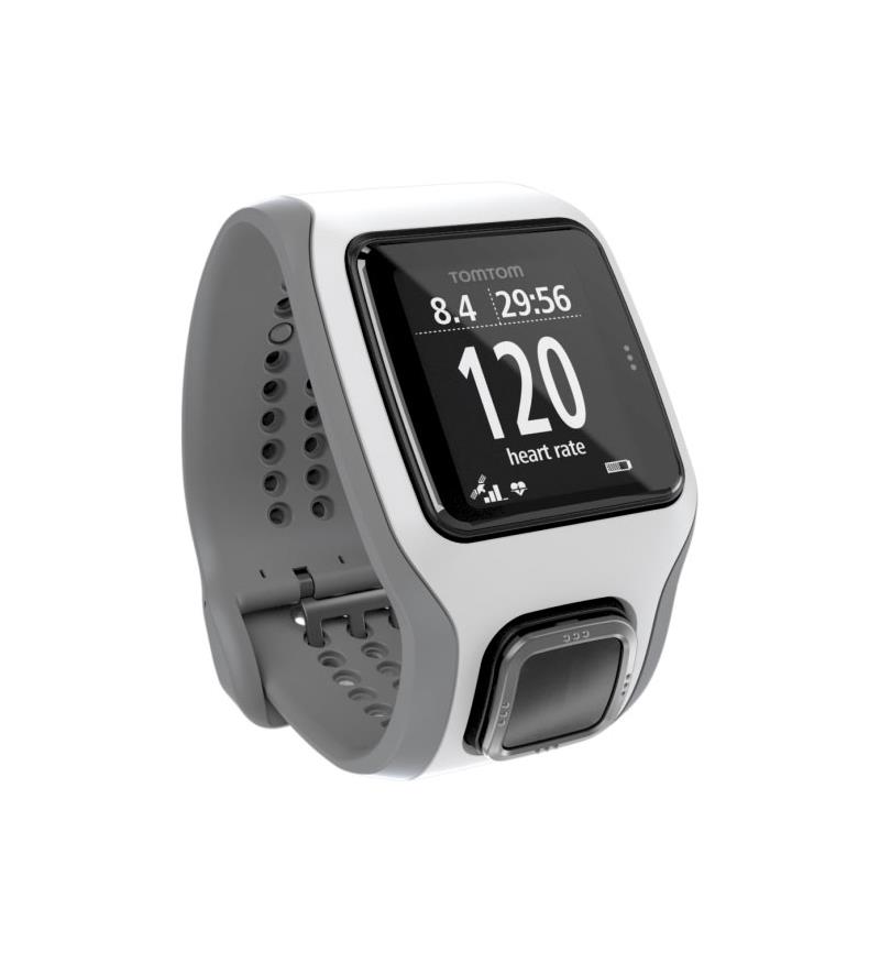 TomTom Runner Cardio GPS HRM Bluetooth Sports Watch – White/Grey-2