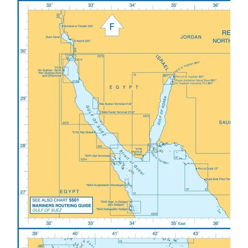 Admiralty Charts Red Sea H2 73-3