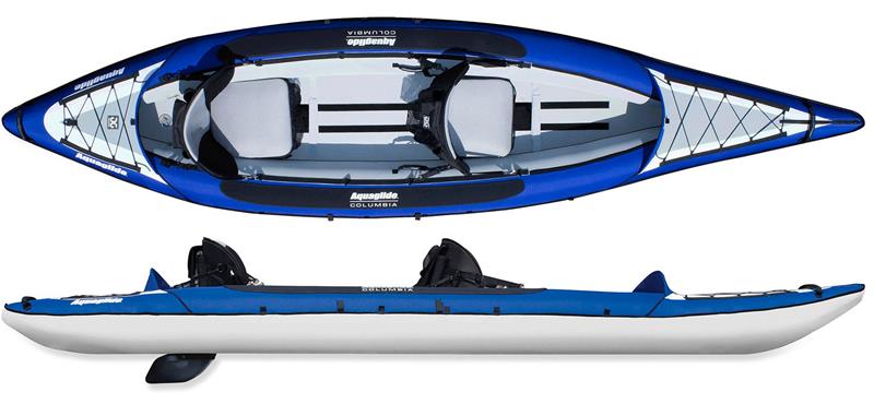 Aquaglide Columbia Two HB 2 Person Inflatable Kayak-3