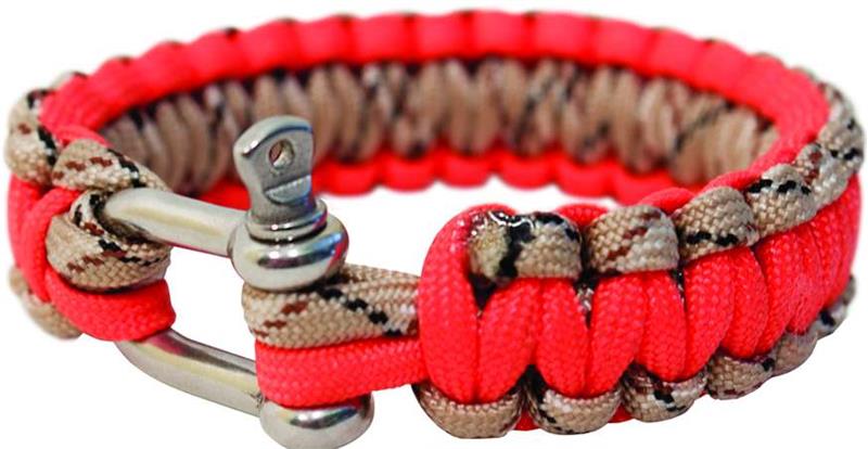 Bushcraft Paracord Bracelet with Metal Buckle-4