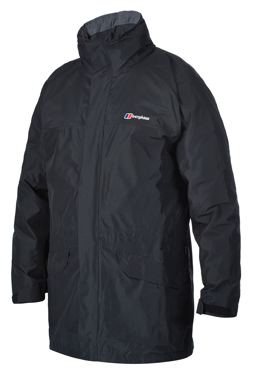 Berghaus waterproof long cornice hotsell men's outdoor hooded jacket