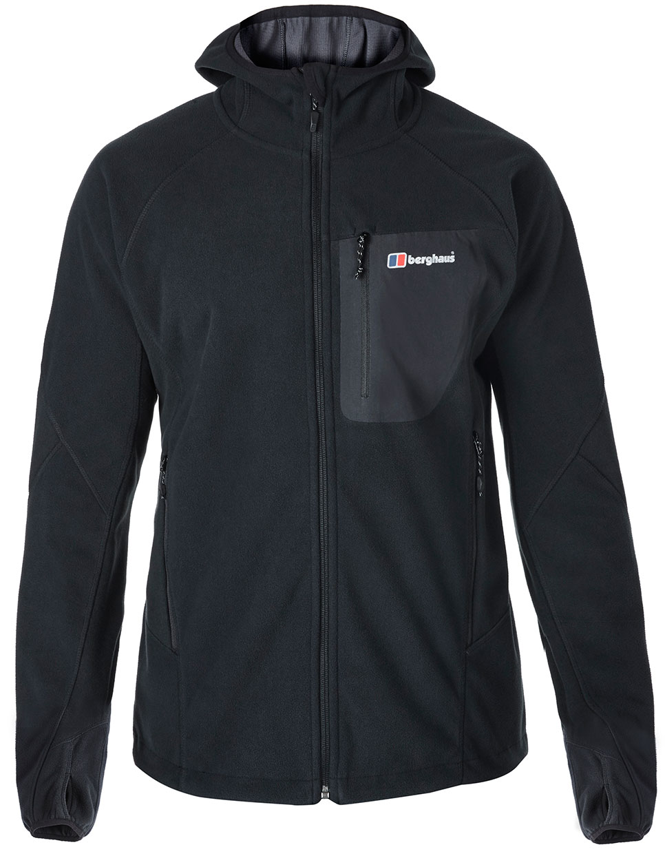 Berghaus Ben Oss Mens Hooded Fleece Walking Jacket