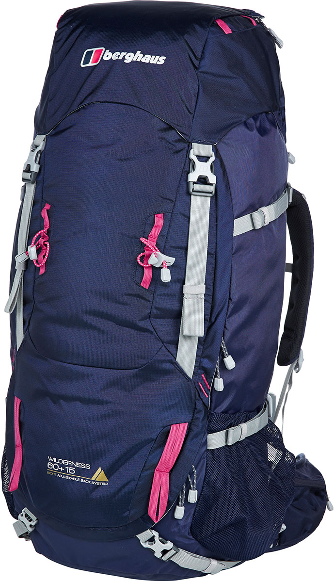 Berghaus Wilderness 60 + 15L Womens Hiking Backpack OutdoorGB