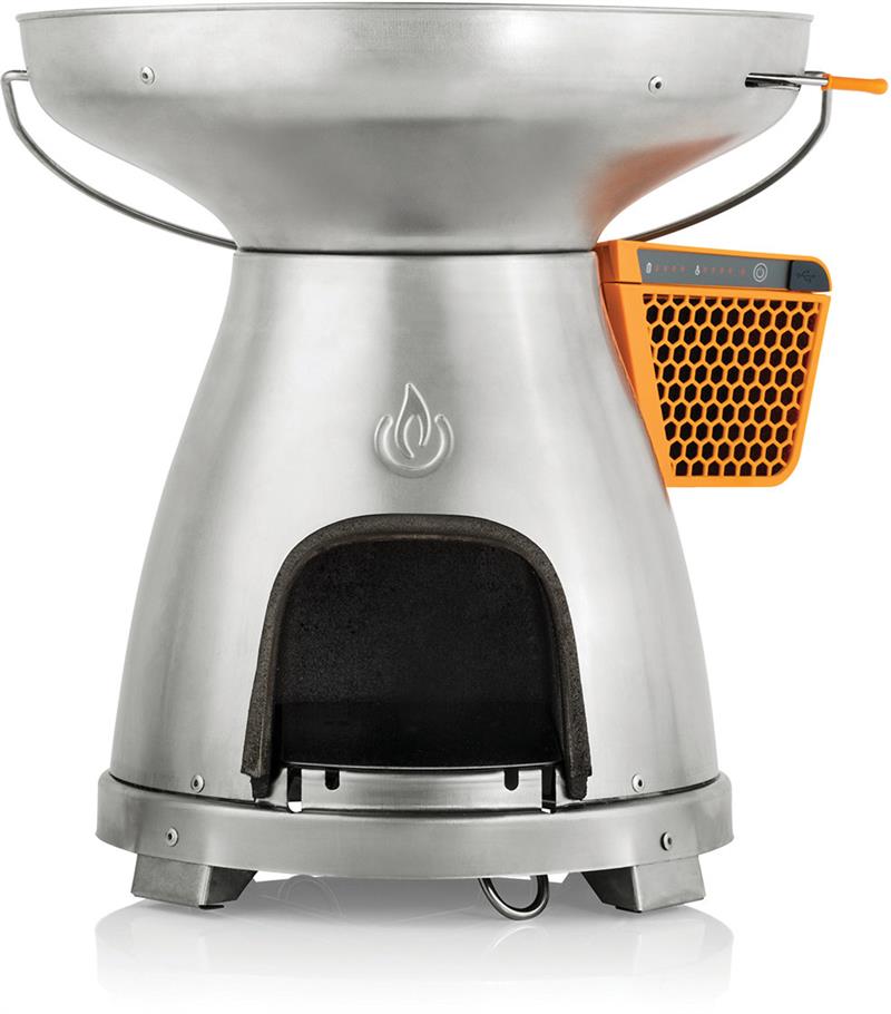 BioLite Wood Burning BaseCamp Stove with USB Charger and FREE FlexLight-2