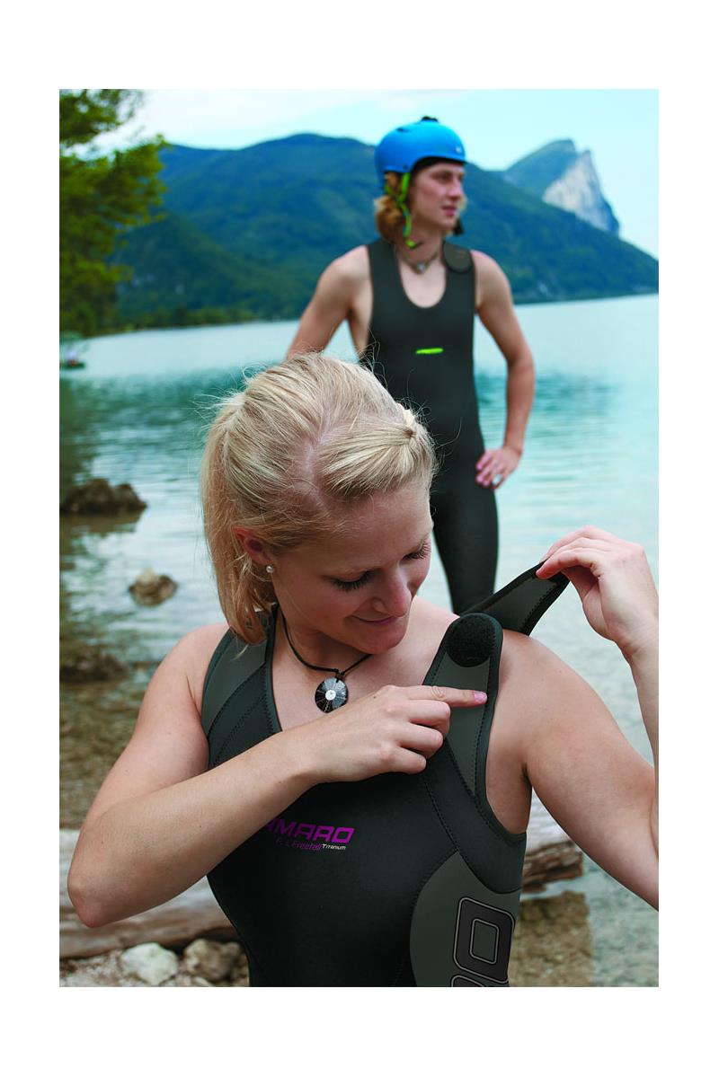 Camaro Farmer John Freefall Womens Titanium Kayaking Wetsuit-5