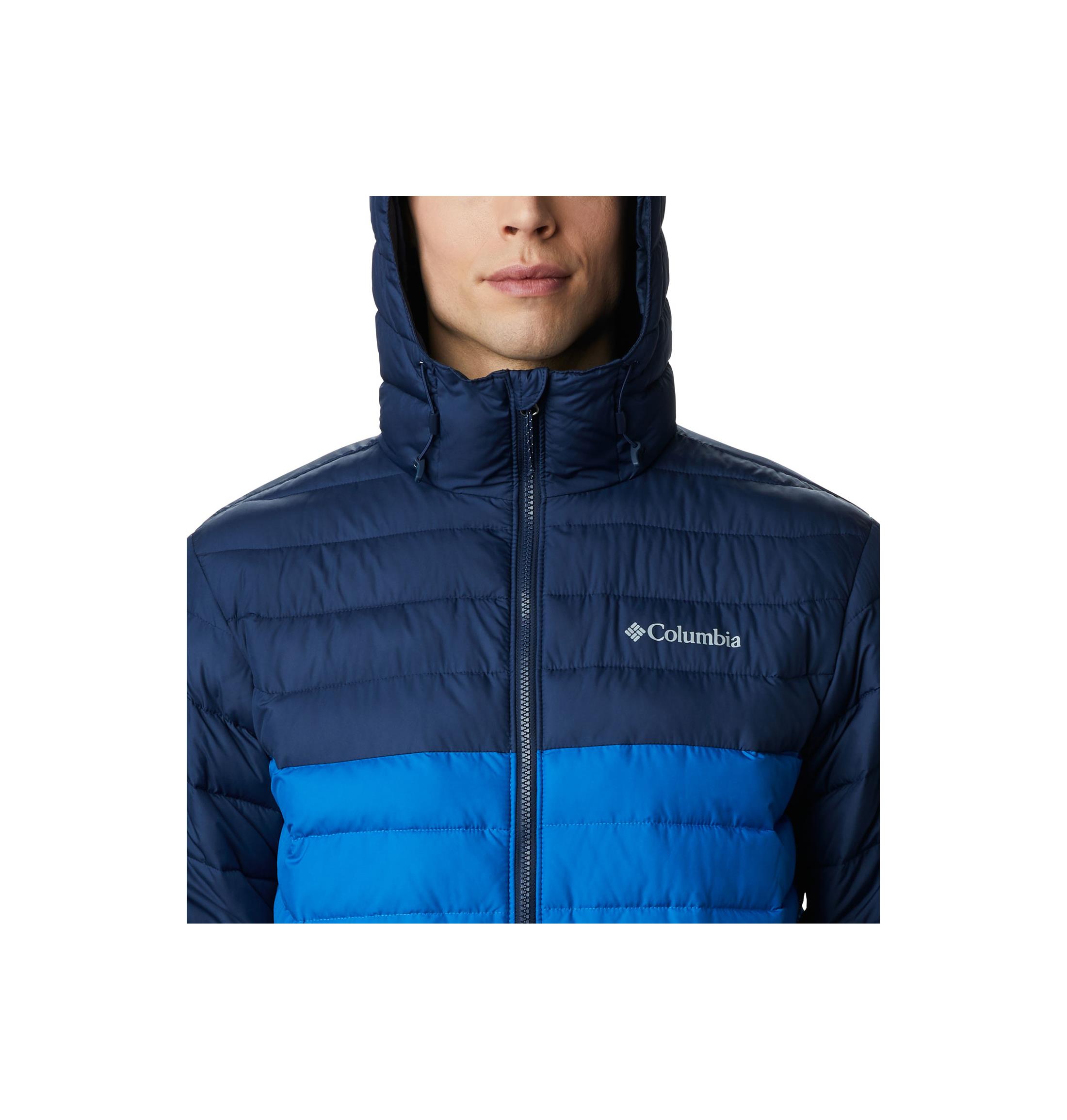 Columbia Powder Lite Mens Hooded Insulated Jacket OutdoorGB