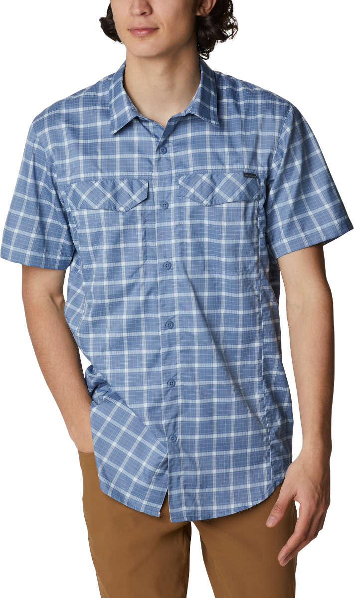 Columbia Mens Silver Ridge Lite Plaid Short Sleeve Shirt