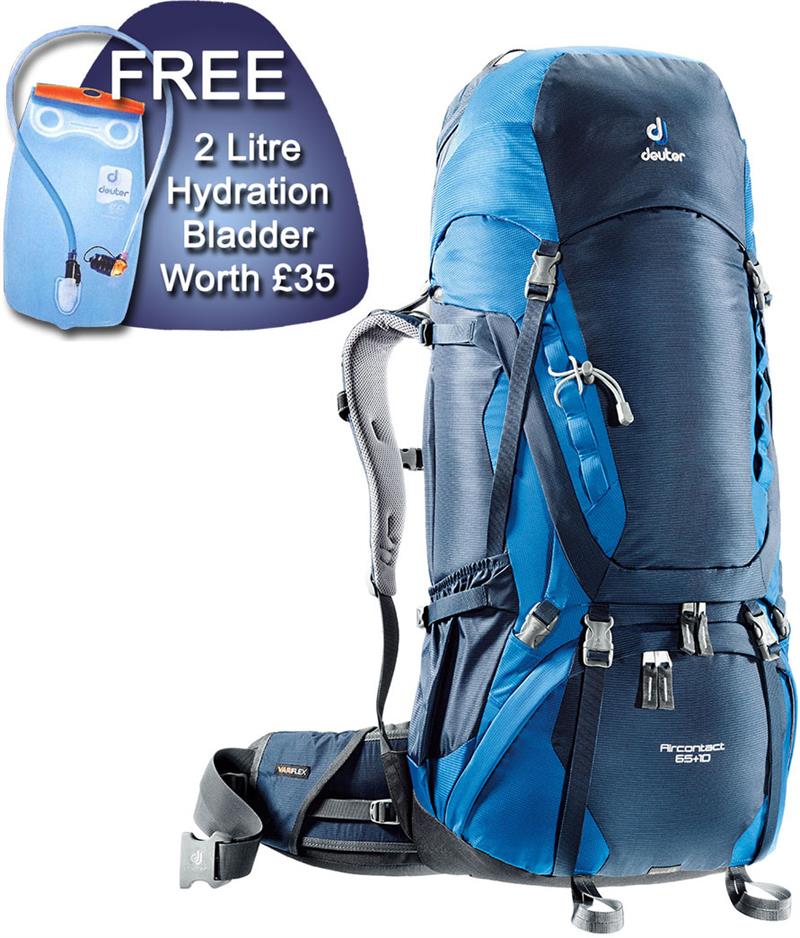 Deuter Aircontact 65L + 10 Trekking Backpack-5