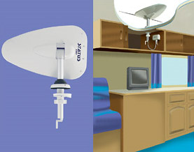 Status 530 Directional Antenna and Integral Mast