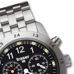 Traser H3 Classic Alarm Steel Watch with Big Date-3