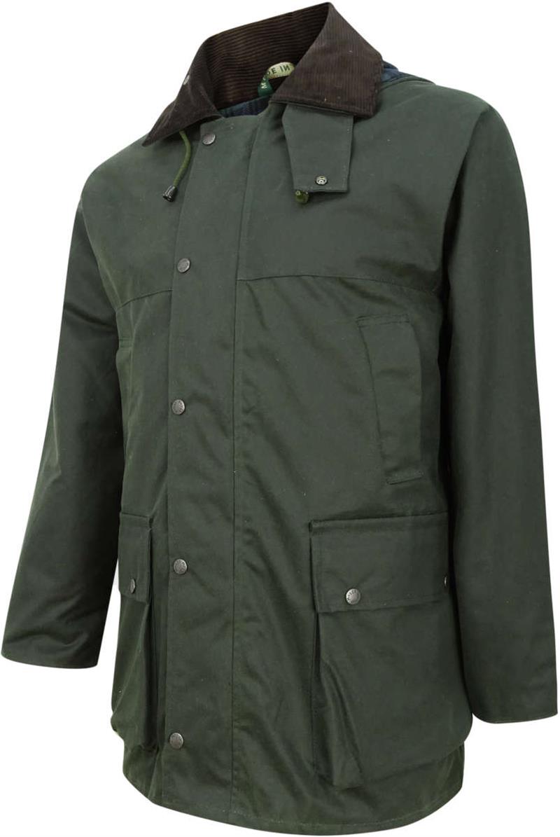 Hoggs of Fife Mens Padded Wax Jacket-3