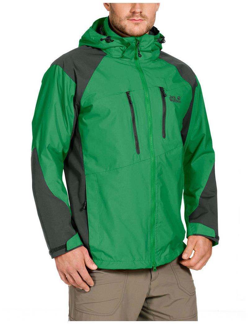 Jack Wolfskin Mens Jasper Texapore Waterproof Jacket OutdoorGB