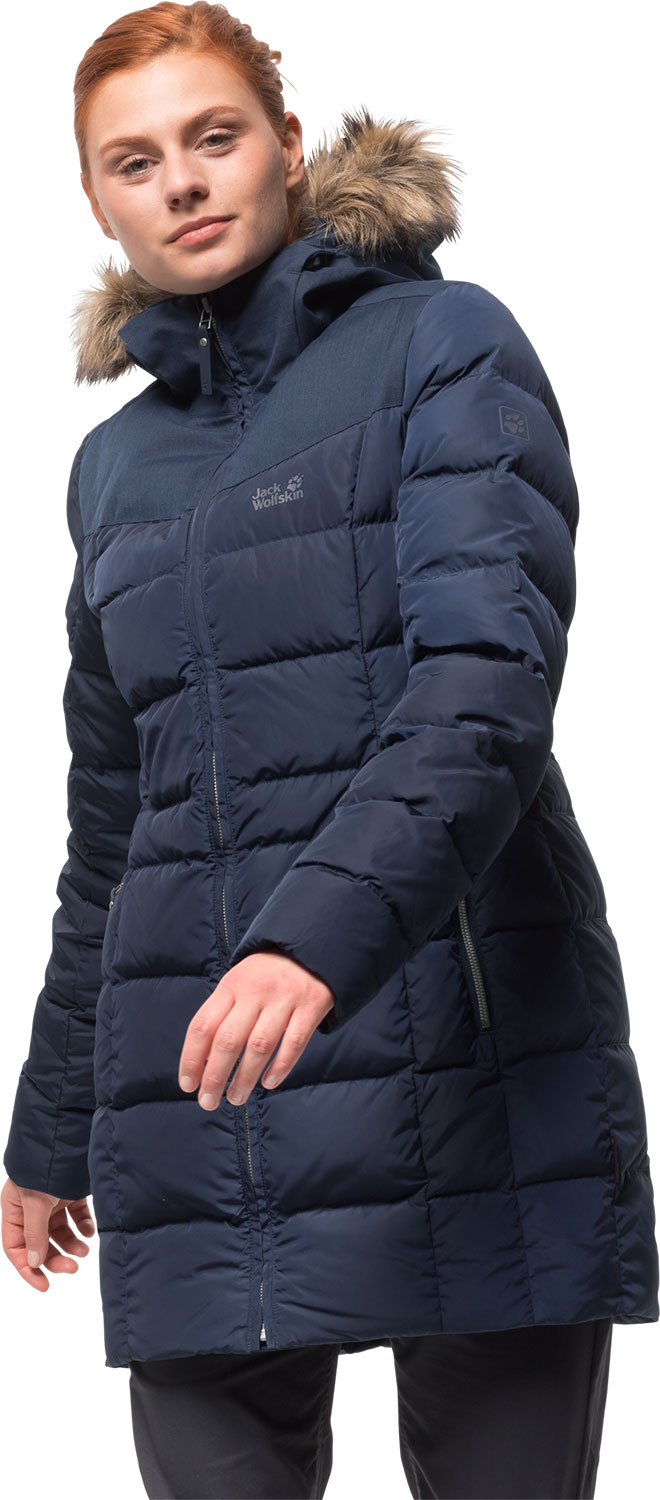 jack wolfskin baffin island coat black