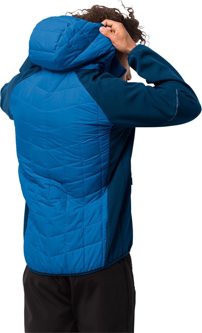 Jack Wolfskin Mens Grassland Hybrid Hood Jacket-4