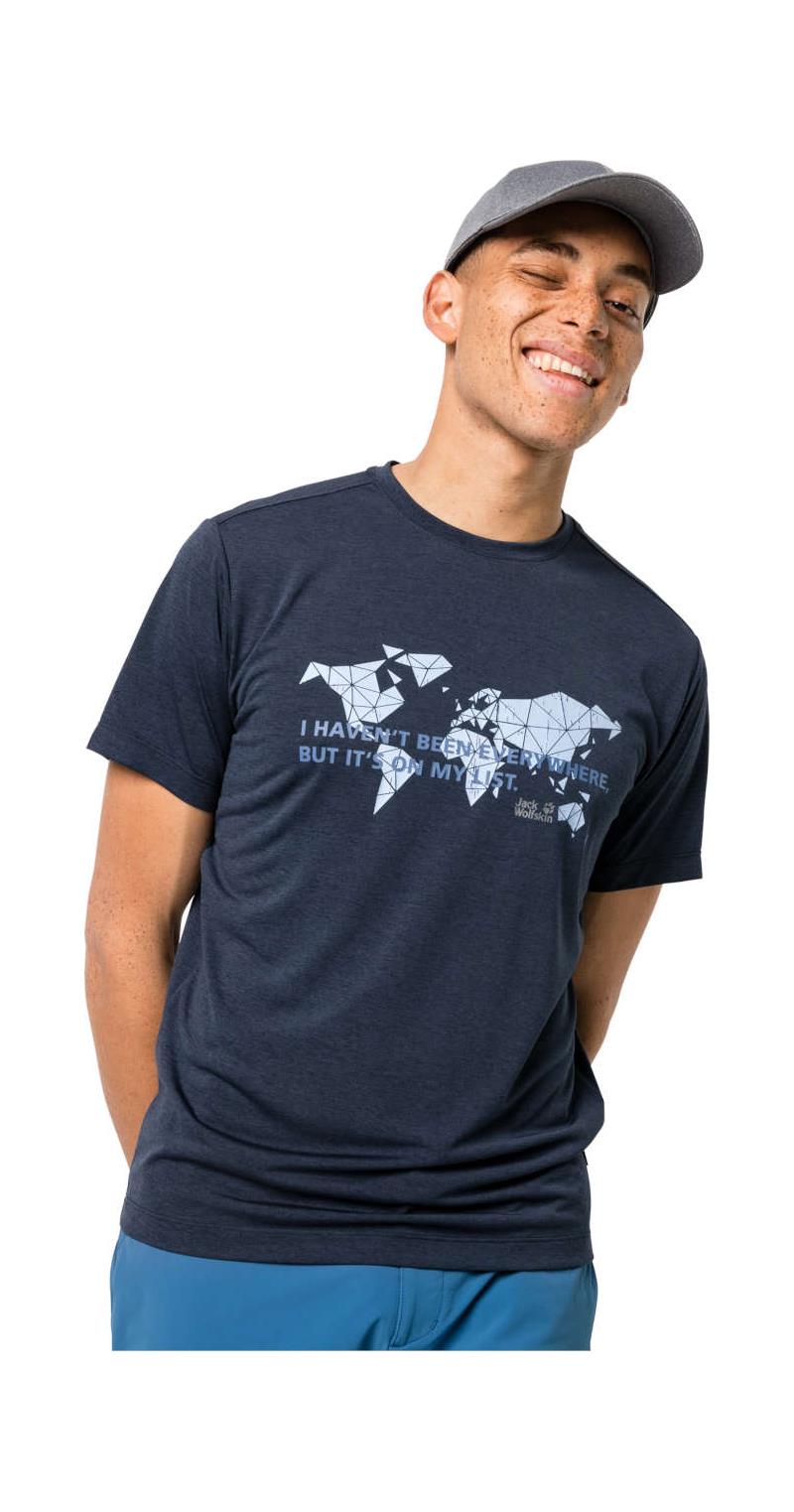 Jack Wolfskin Mens JWP World T-Shirt-2