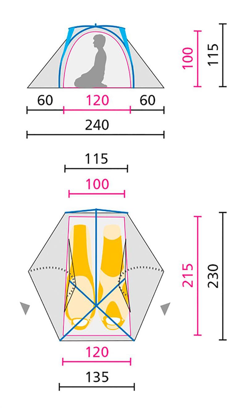 Jack Wolfskin Exolight II 2 Person Tent-4