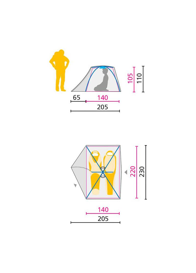 Jack Wolfskin Skyrocket II Dome 2 Person Tent-4