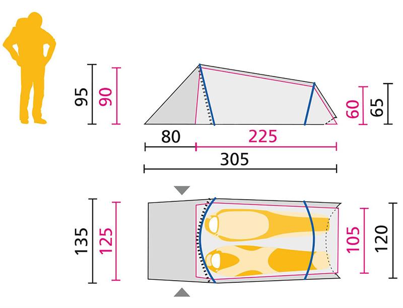 Jack Wolfskin Gossamer II 2 Person Tent-4