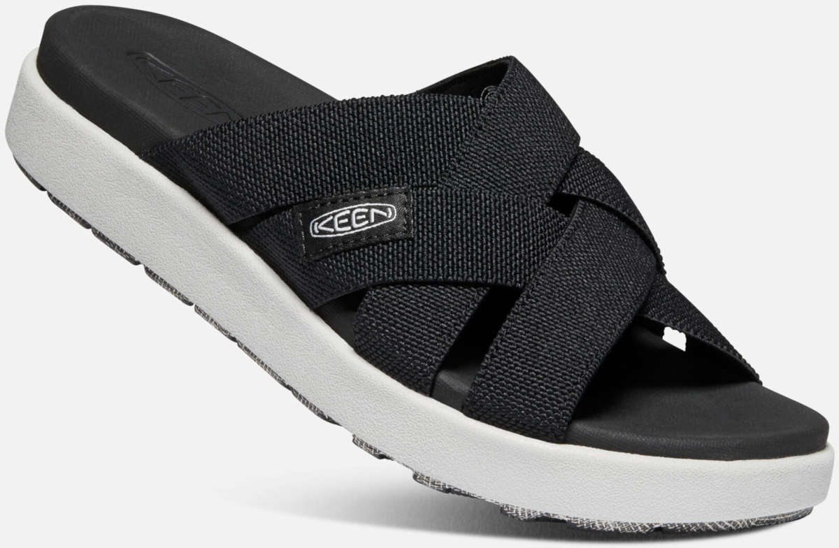 Keen Womens Uneek II Slide Sandals (Black/Plaza Taupe) | Sportpursuit.