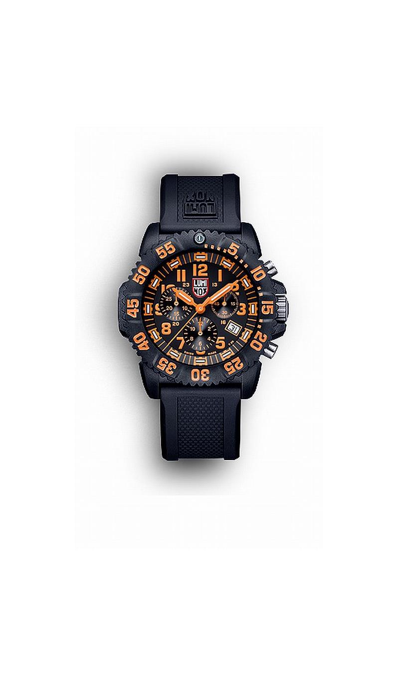 Black/Orange Dial Black Strap LU3089-5