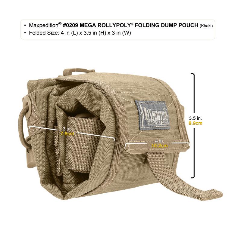 Maxpedition Mega Rollypoly Folding Dump Pouch-5