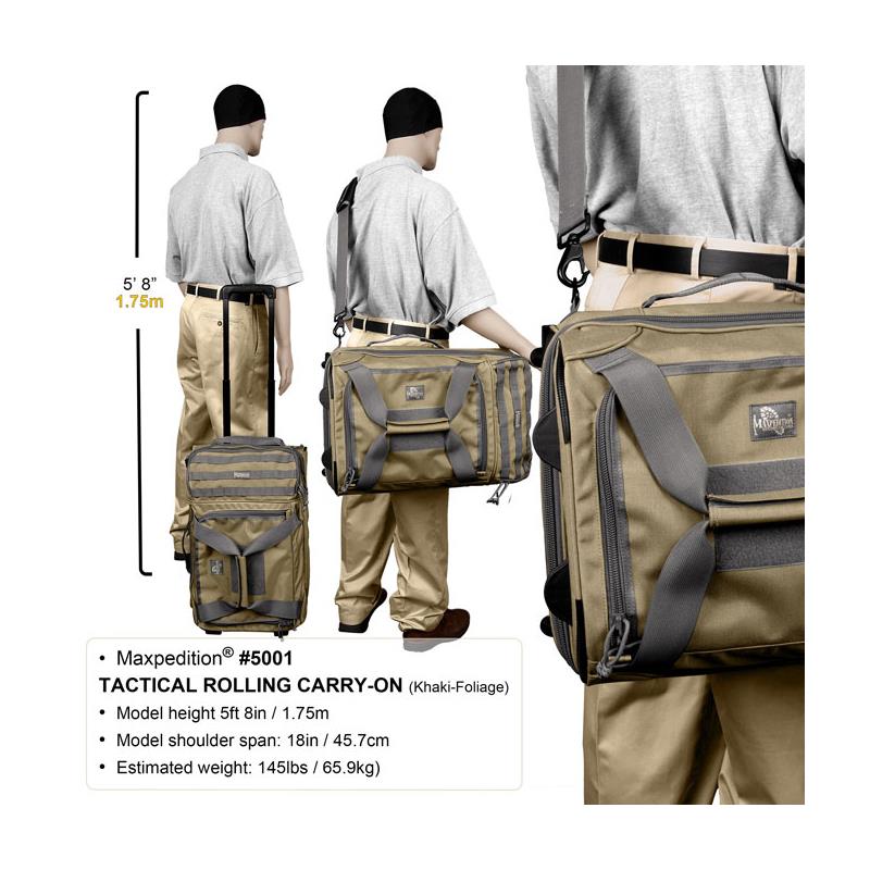 Maxpedition Tactical Rolling Carry-On Luggage-5