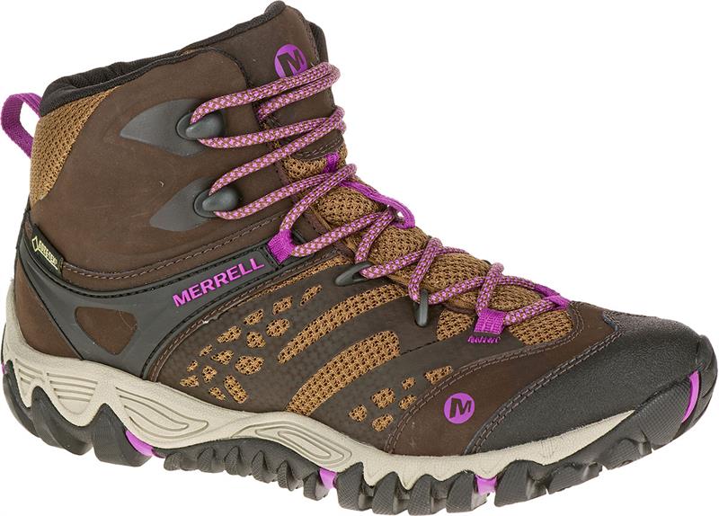 Merrell All Out Blaze Ventilator Mid Gore-Tex Womens Hiking Boots OutdoorGB