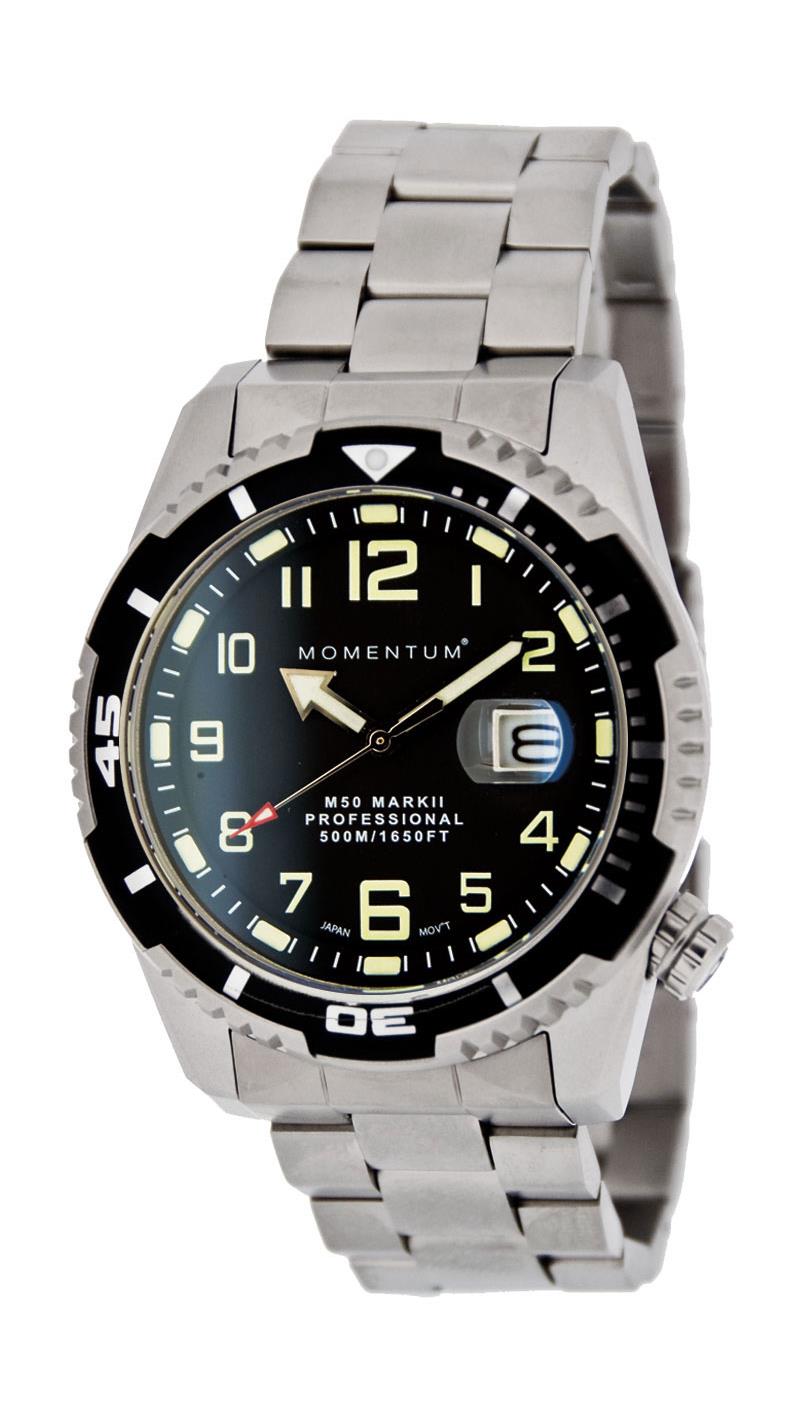 Momentum M50 Mark II Stainless Steel Diving Watch and Bracelet Strap-3