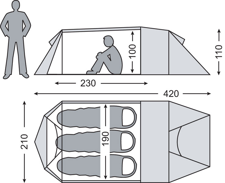 Nordisk Norheim 3 PU Tent OutdoorGB