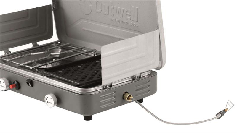 Outwell Olida Two Burner Compact Portable Gas Camping Stove-2