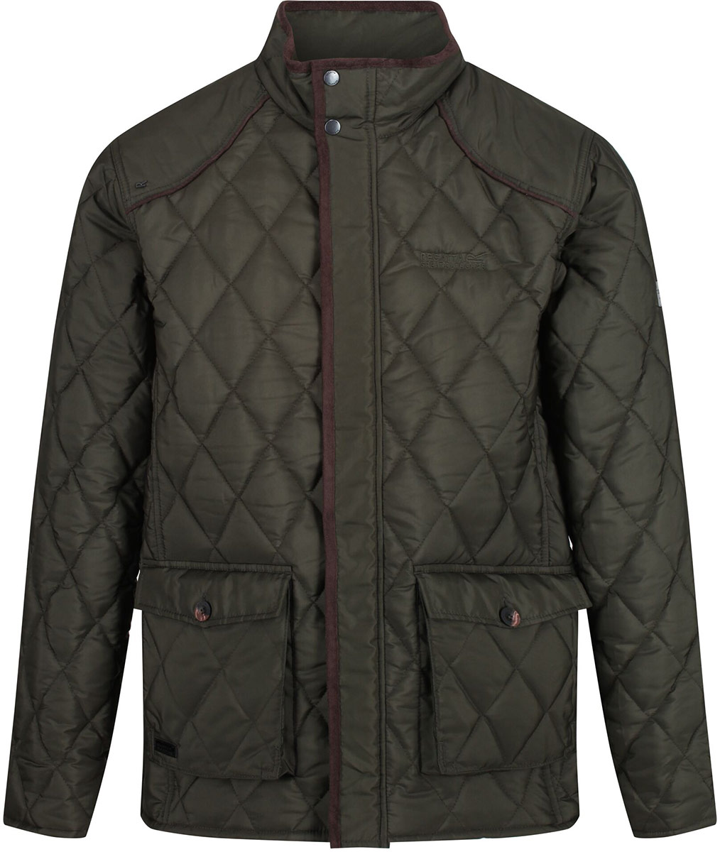 Regatta mens lander quilted sales water repellent walking jacket