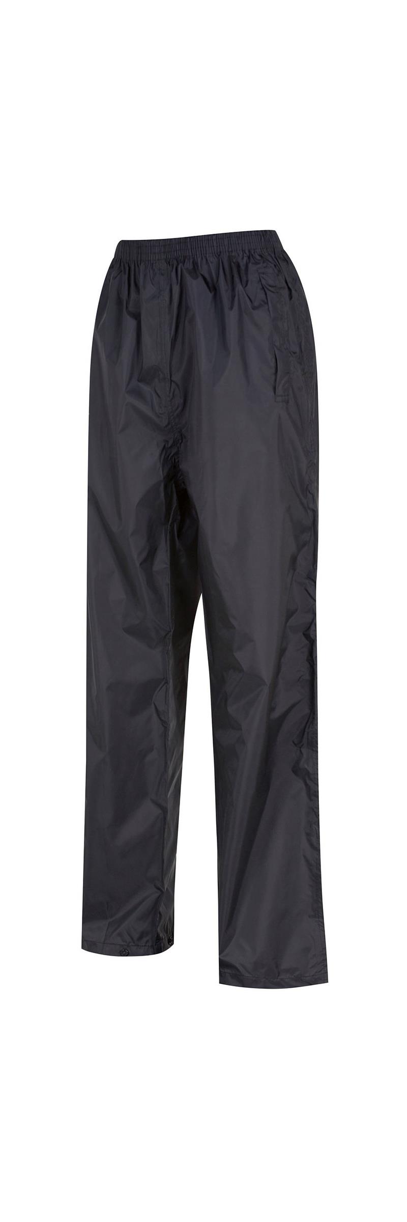 Regatta Womens Pack-It Waterproof Overtrousers-3